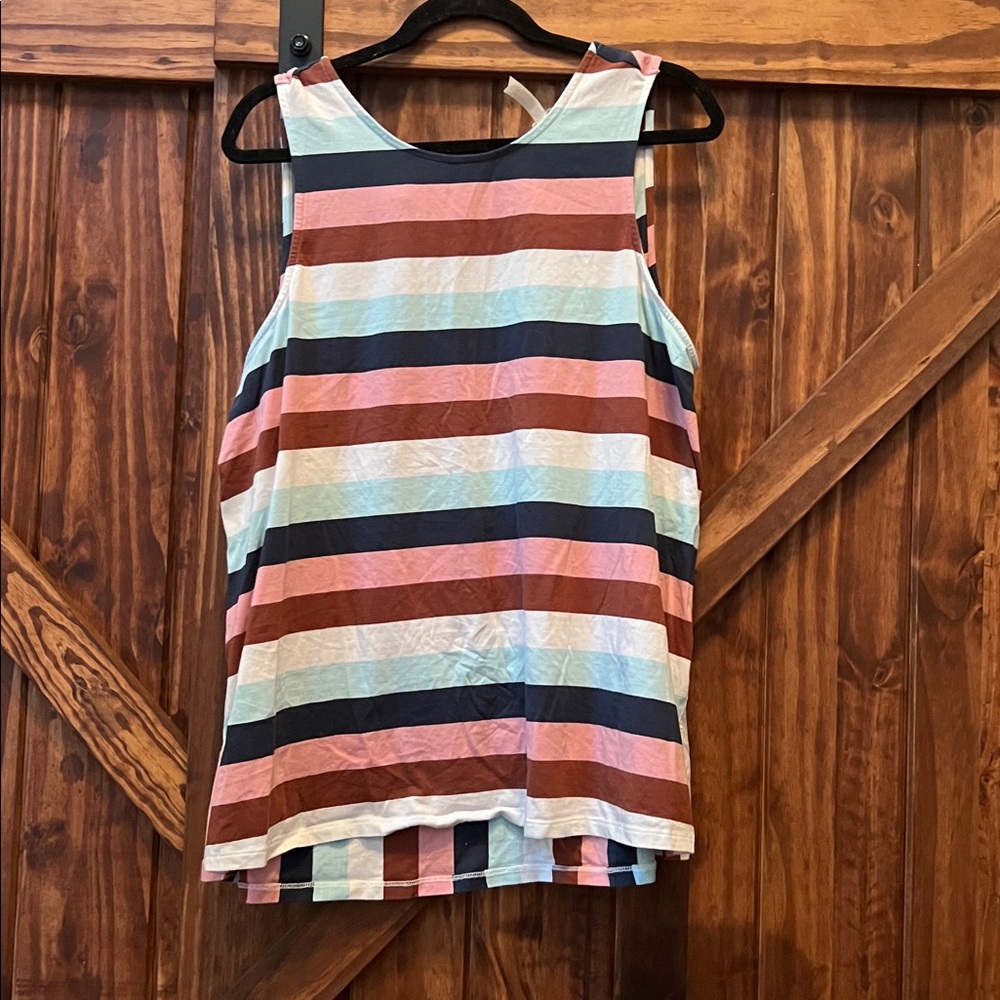 Matilda Jane Multicolor Striped Tank Top